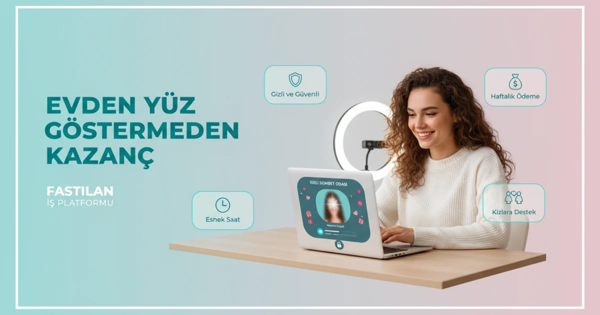 Bayanlara Evden Görüntülü Sohbet Operatörlüğü ile Ek Gelir