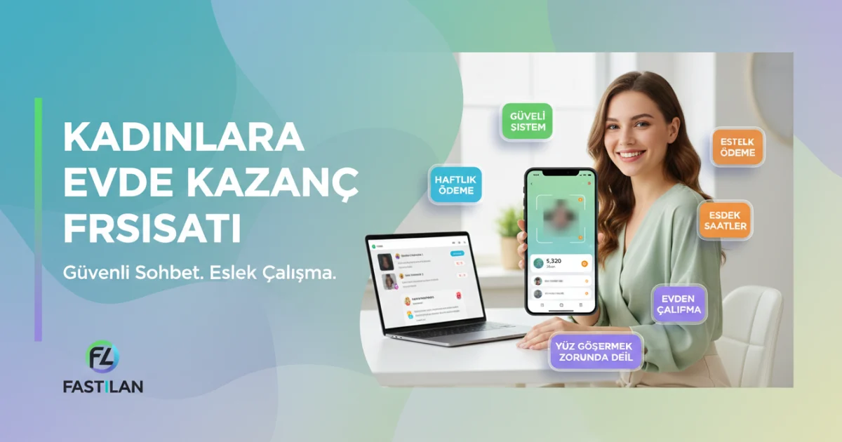 Chamet ile Evden Sohbet Ederek Kadınlara Güvenli Ek Gelir İmkanı