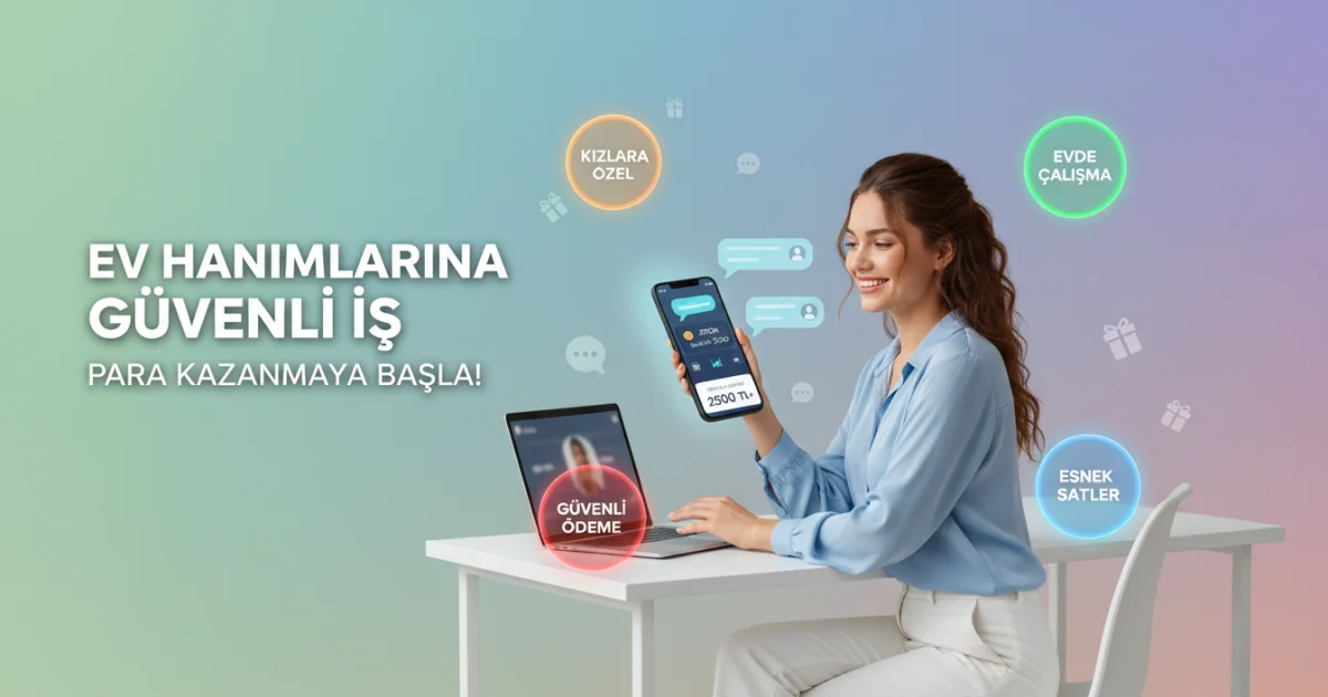 Ev Hanımlarına Evden Güvenli Sohbet Operatörlüğü: Kızlara Özel Dijital İş Fırsatı