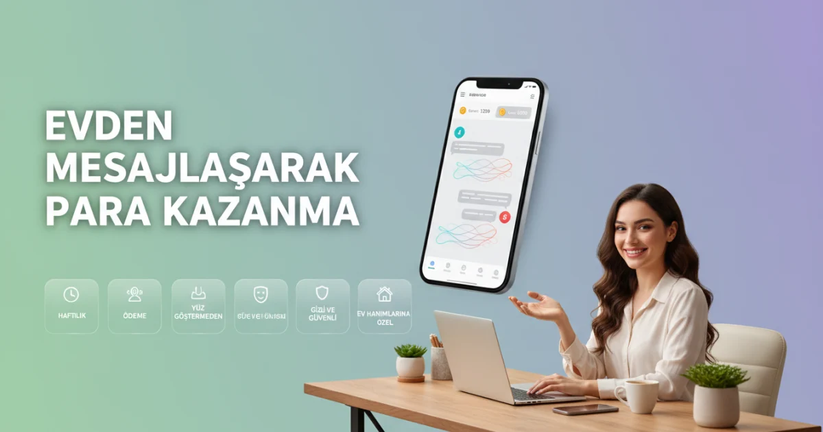 Ev Hanımlarına Evden Mesajlaşarak Para Kazanma Fırsatı