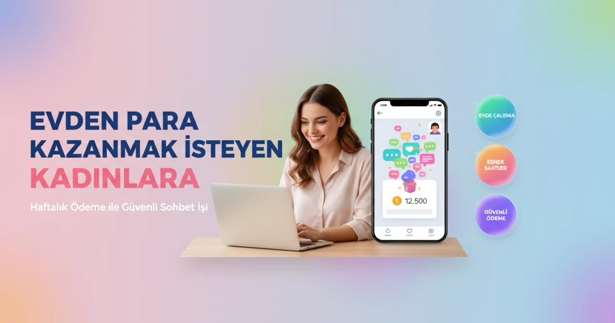 Evden Para Kazanmak İsteyen Kadınlara: Haftalık Ödeme ile Güvenli Sohbet İşi