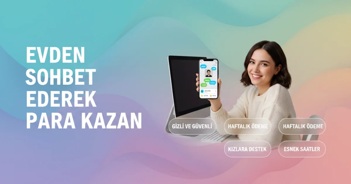 Evden Sohbet Ederek Para Kazan: Kızlara Güvenli ve Destekli Dijital İş Modeli