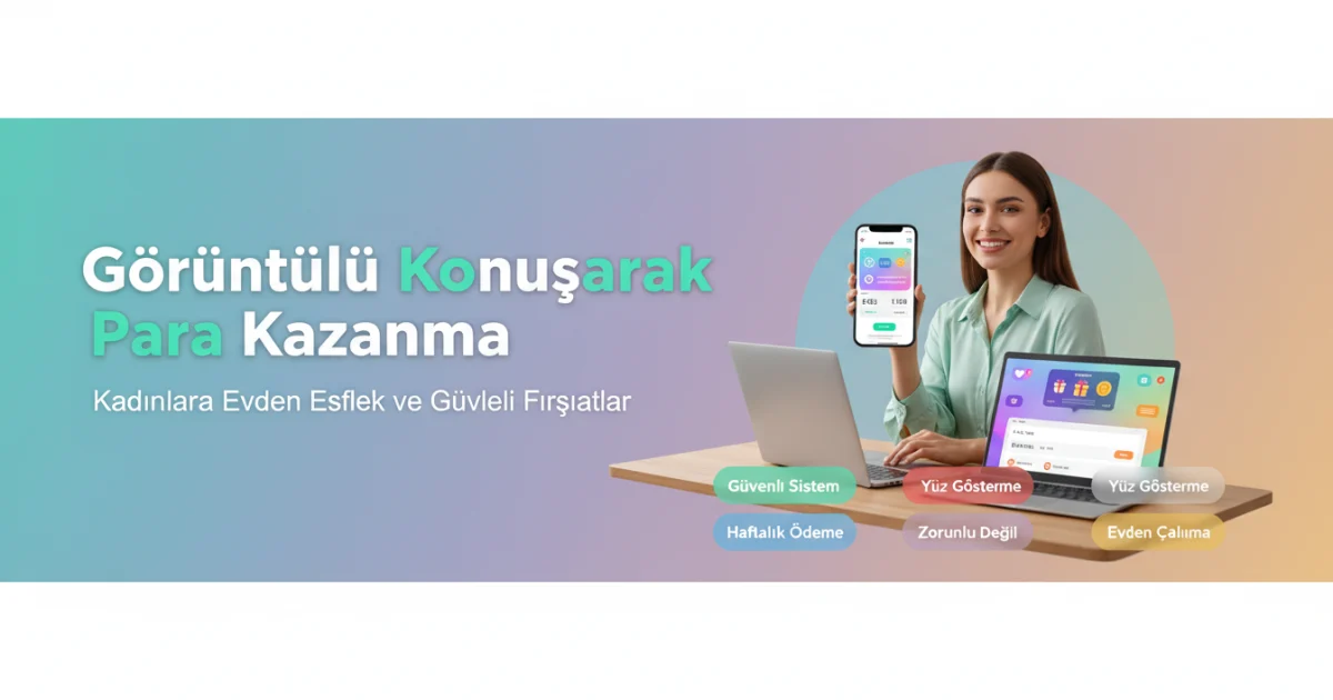 Görüntülü Konuşarak Para Kazanma: Kadınlara Evden Esnek ve Güvenli Fırsatlar