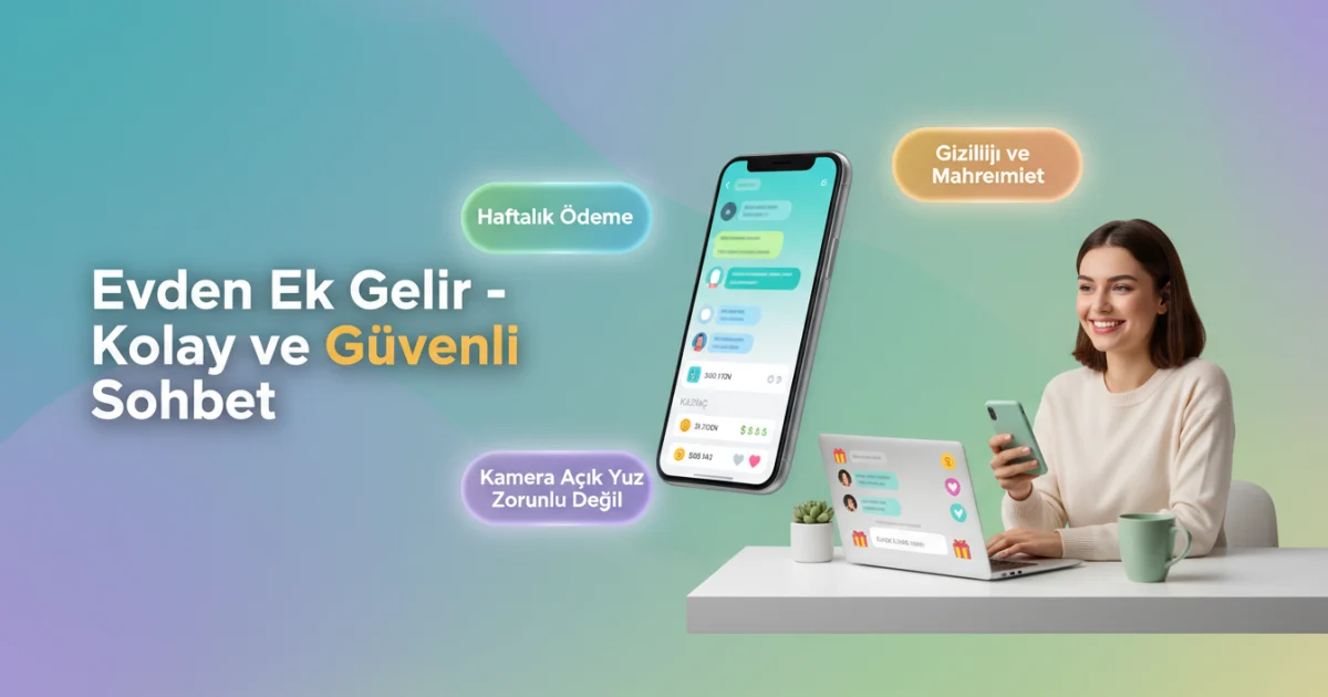 Kadınlara Evden Ek Gelir: Kolay ve Güvenli Sohbet Modeliyle Dijital Çalışma