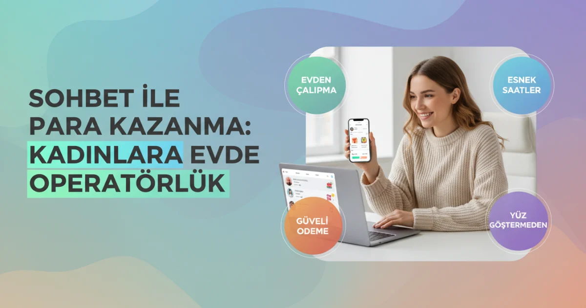 Sohbet ile Para Kazanma: Kadınlara Evden Esnek Operatörlük Yolu