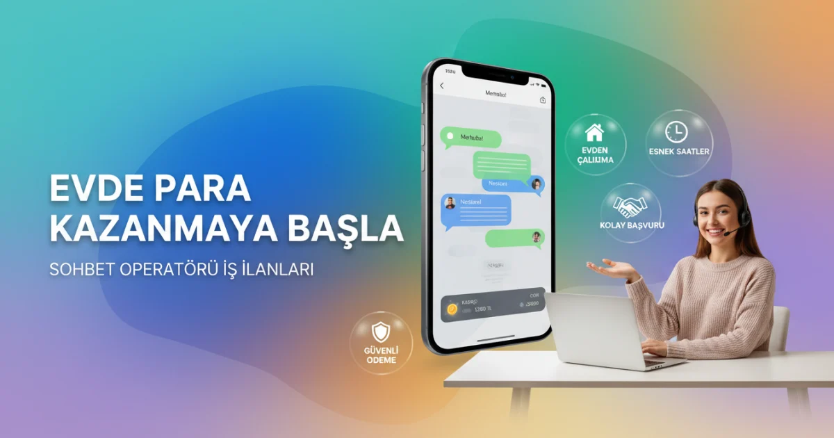 Sohbet Operatorü Bayanlar: Evden Güvenli ve Esnek Çalışma Fırsatı