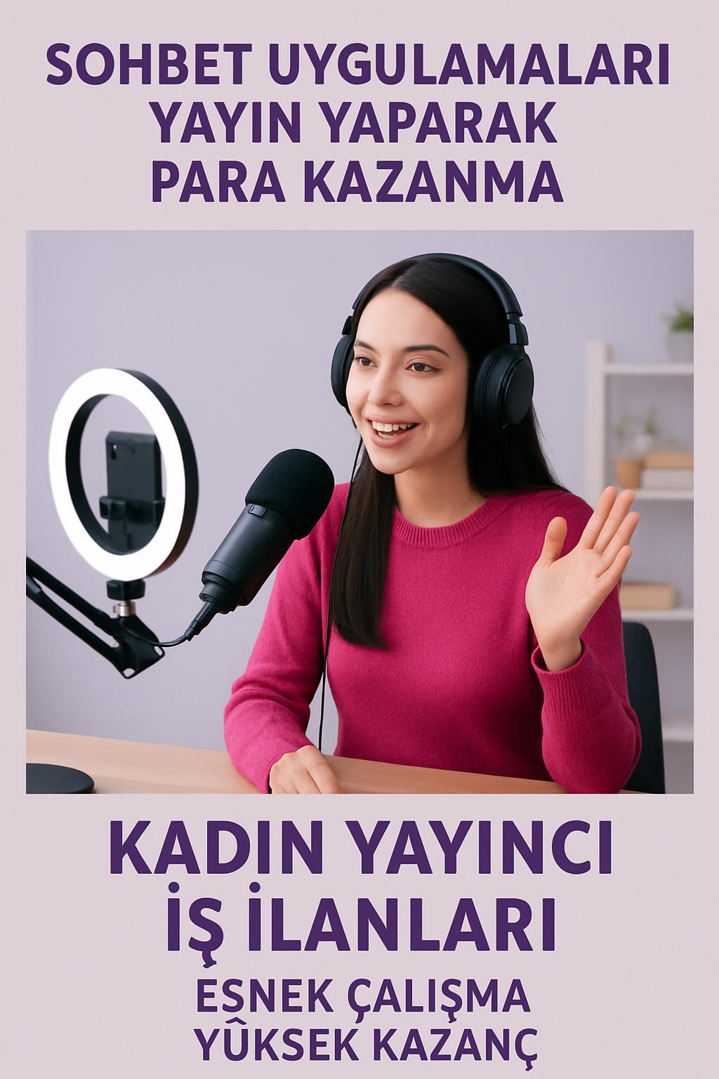 Bayan Sohbet Operatörü - Evden Çalışarak Para Kazanın!