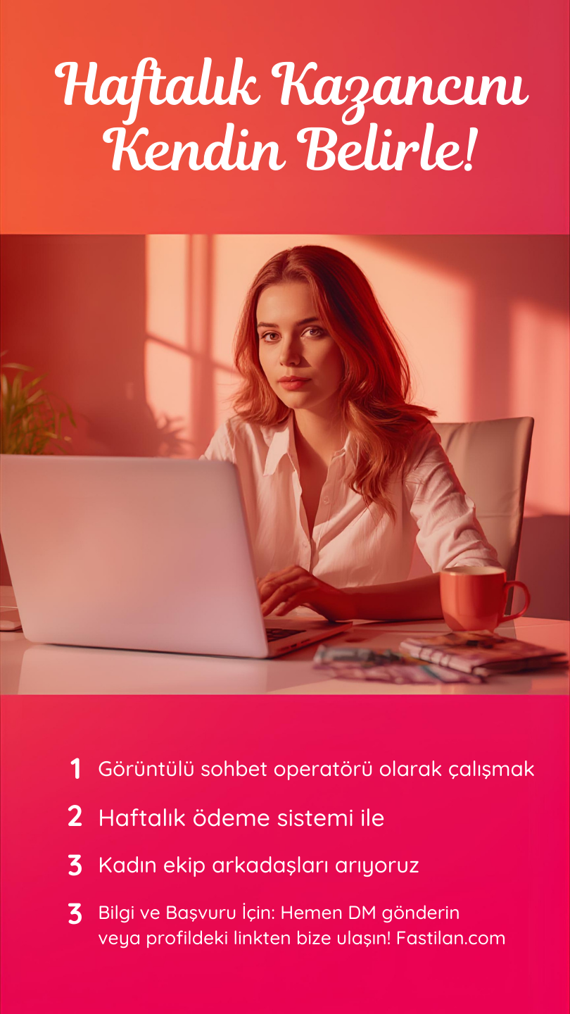 Görüntülü Operatör Bayan Eleman Arayanlar İçin Canlı Kameralı Sohbet Sitemizde İş Fırsatları!