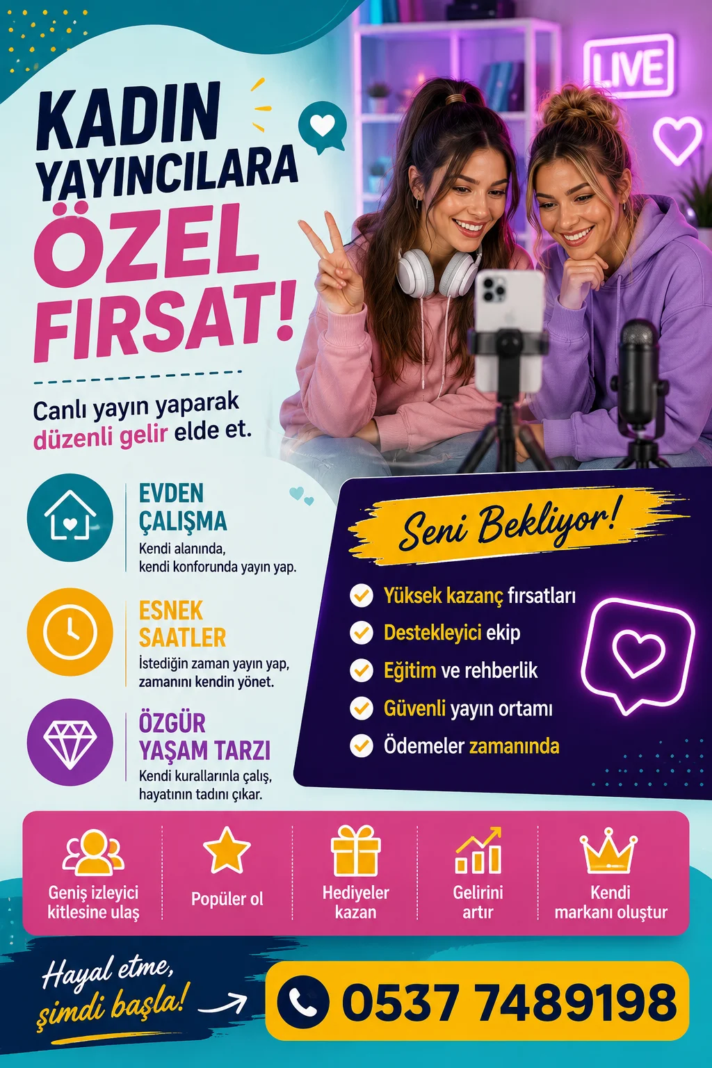 Görüntülü Sohbet Siteleri Bayan İş İlanları - Yüksek Maaş İmkanı
