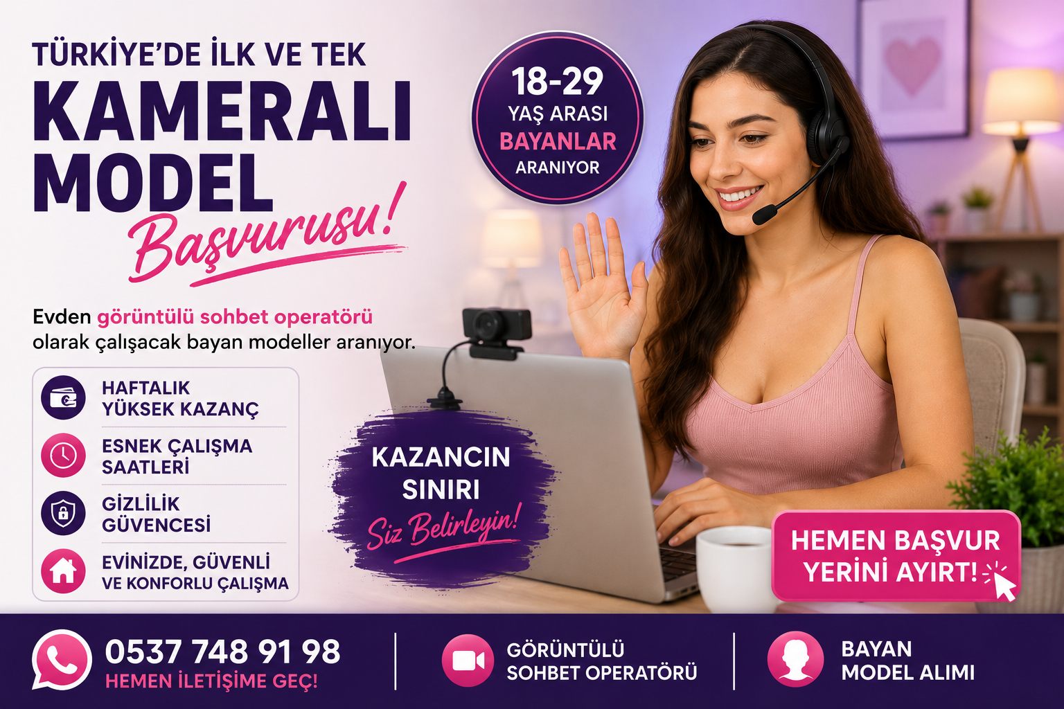 Görüntülü Model Başvuru