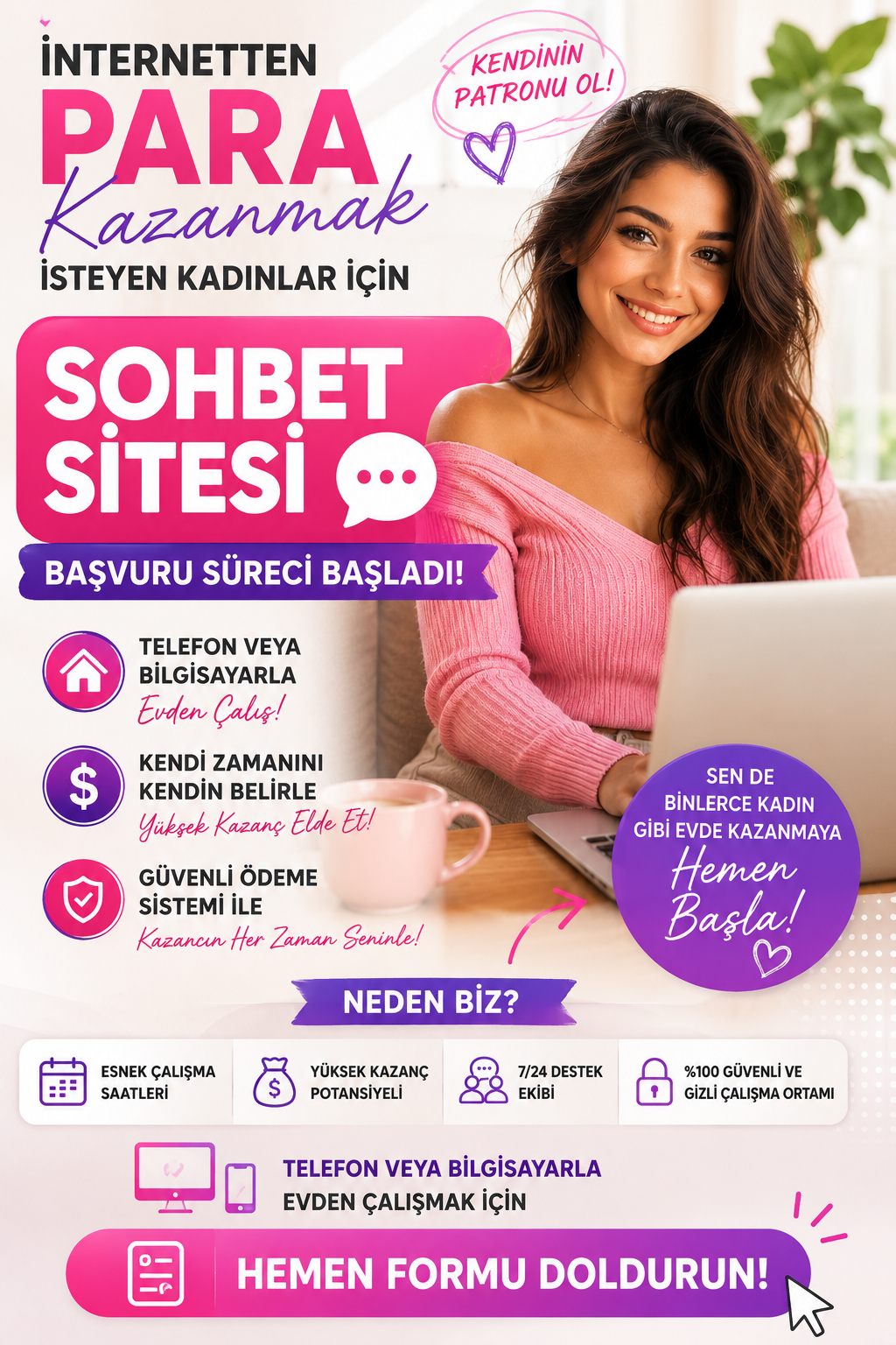 Sohbet Sitesi Başvuru