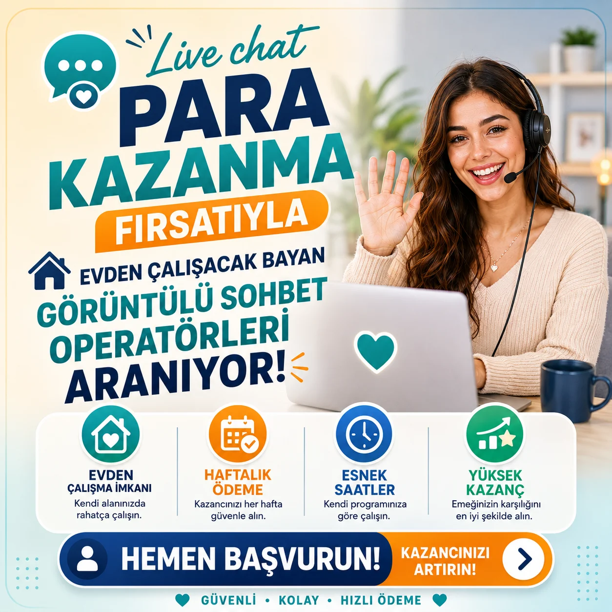 Bayan Görüntülü Sohbet Operatörü İş İlanları: Canlı Model Alımları