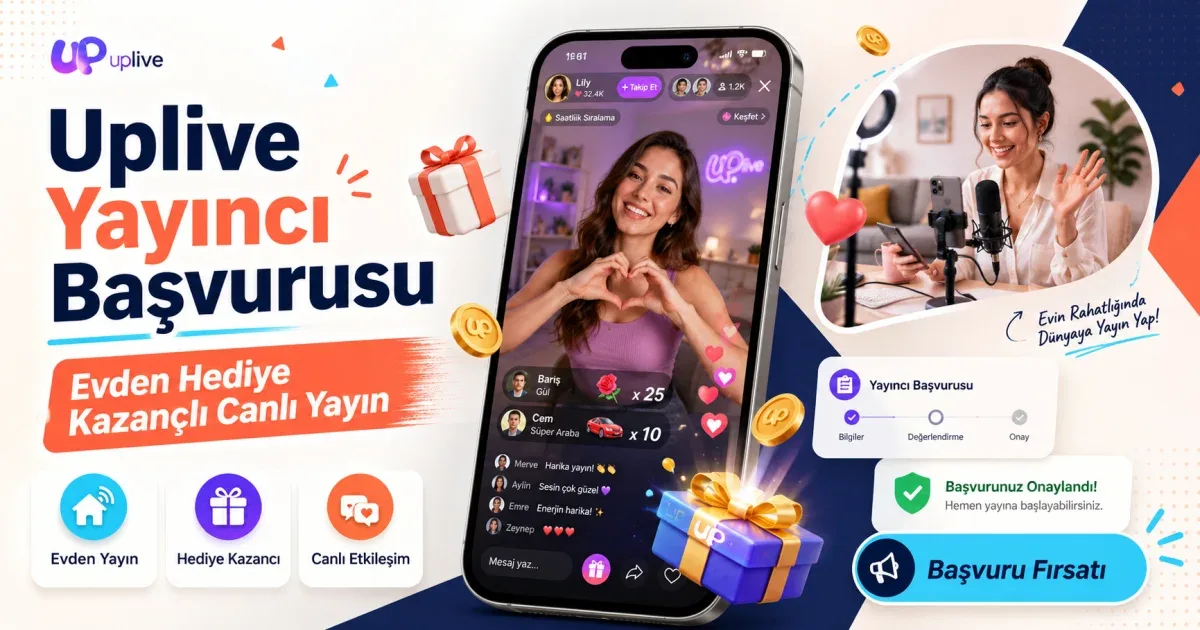 Uplive Yayıncı Olmak: 2026'da Evden Güvenli Kazanç Fırsatı