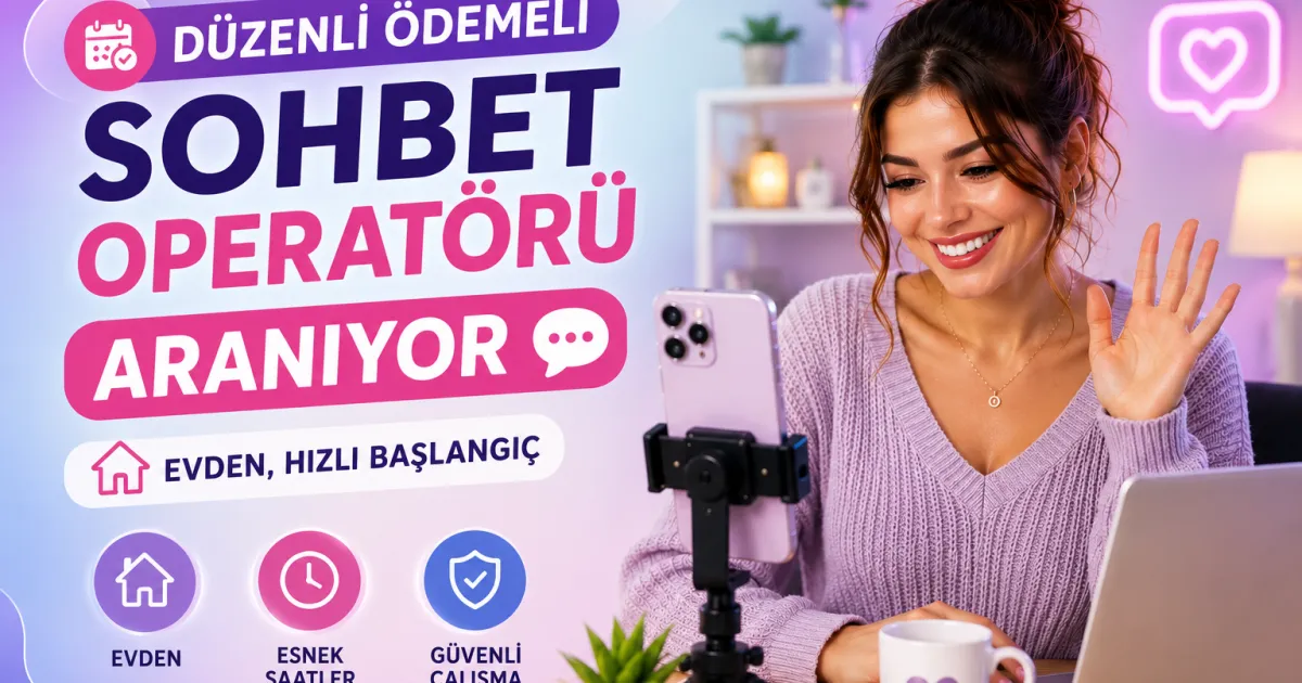 Düzenli Ödemeli Sohbet Operatörü Aranıyor