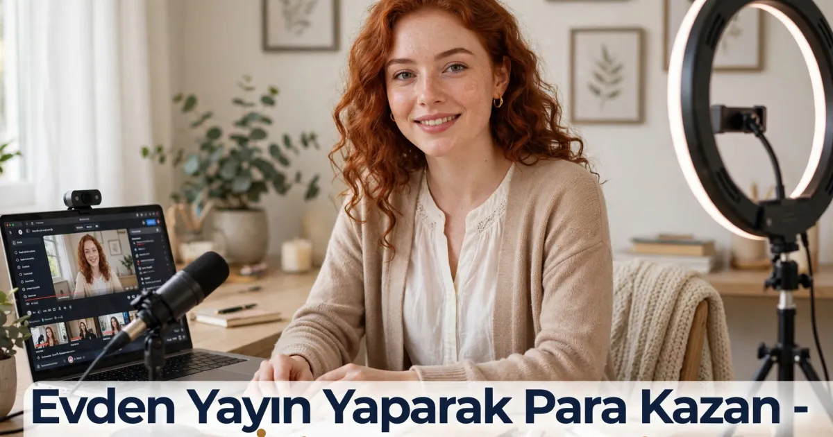 Evden Yayın Yapmak İsteyen Kadınlar: Güvenli Dijital Gelir Yöntemleri