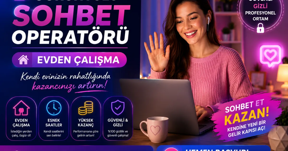 Görüntülü Sohbet Operatörü — Evden Çalışma