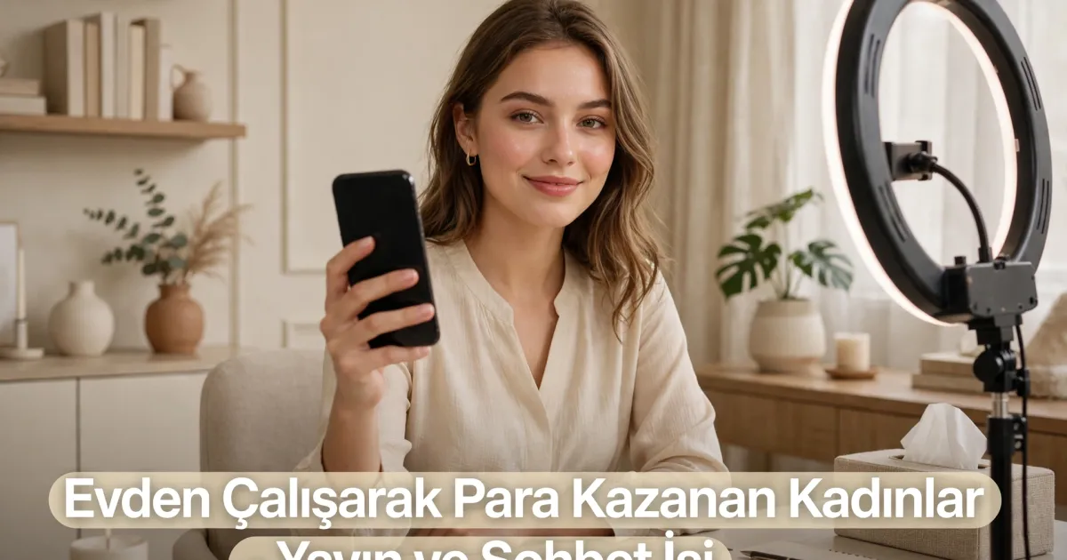 Görüntülü Sohbet Para Kazanma: Evden Kadınlara Uygun Yayıncılık Fırsatı