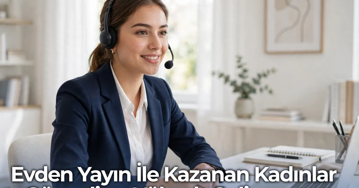 Kadınlara Evden Yazışarak Para Kazanma: Mesaj Operatörlüğünde Güvenli Çalışma Fırsatı