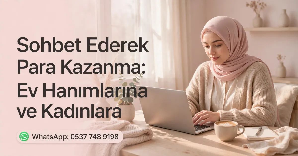 Mesajlaşarak Para Kazanma: Evden Kadınlara Dijital Operatörlükte Güvenli Fırsat