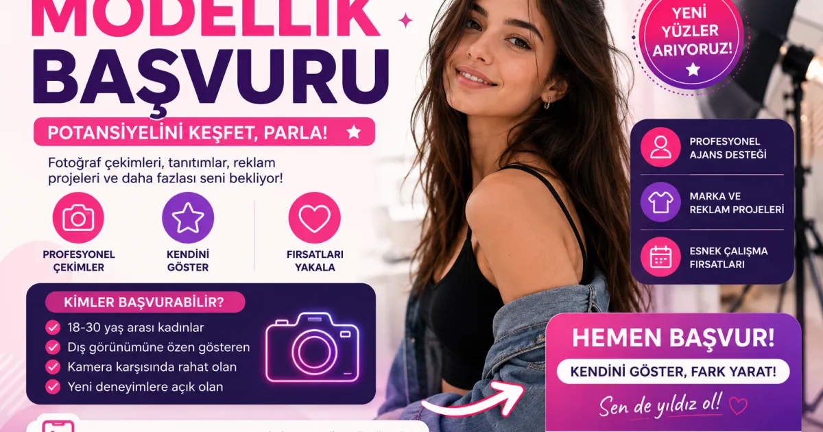 MODELLİK BAŞVURU