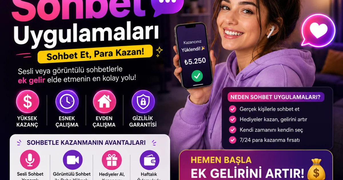 Para Kazandıran Sohbet Uygulamaları