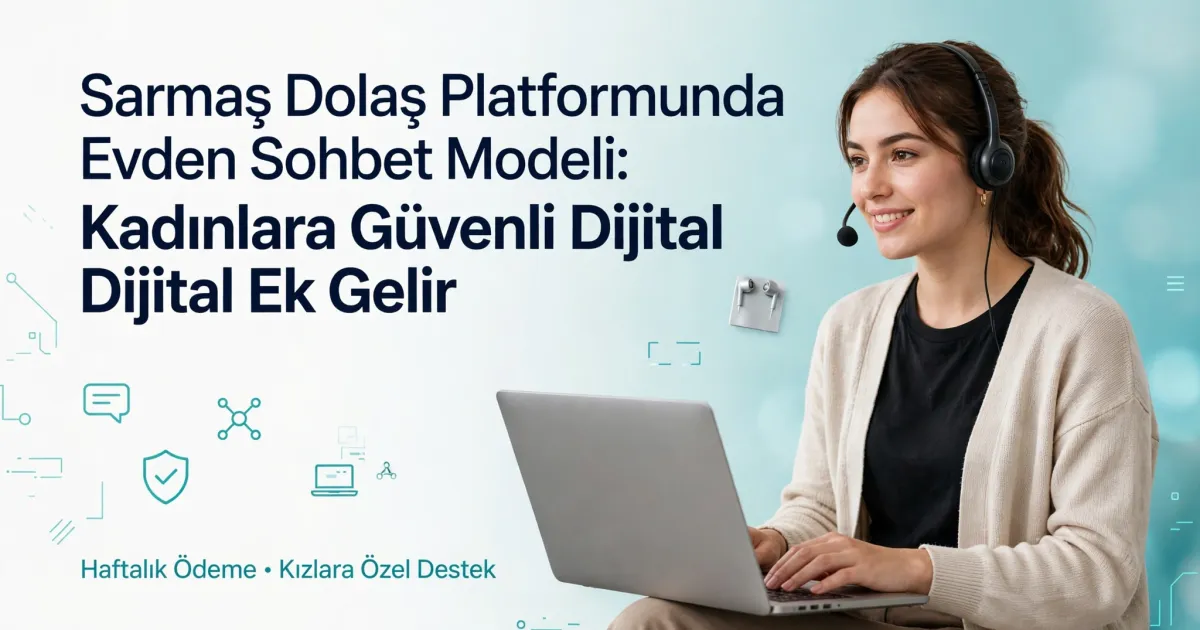 Sarmaş Dolaş Platformunda Evden Sohbet Modeli: Kadınlara Güvenli Dijital Ek Gelir