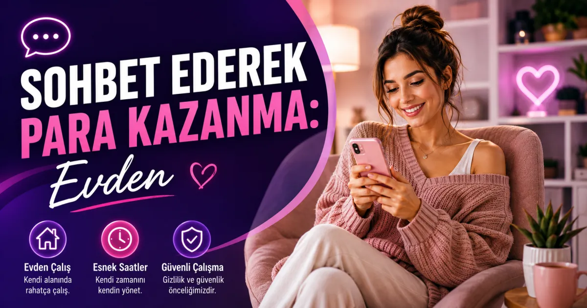 Sohbet Ederek Para Kazanma: Evden Dijital Operatörlükte Güvenli Başlangıç