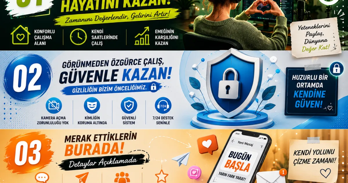 Sohbet Ederek Para Kazanma: Evden Kadınlara Güvenli Dijital Operatörlük Fırsatı