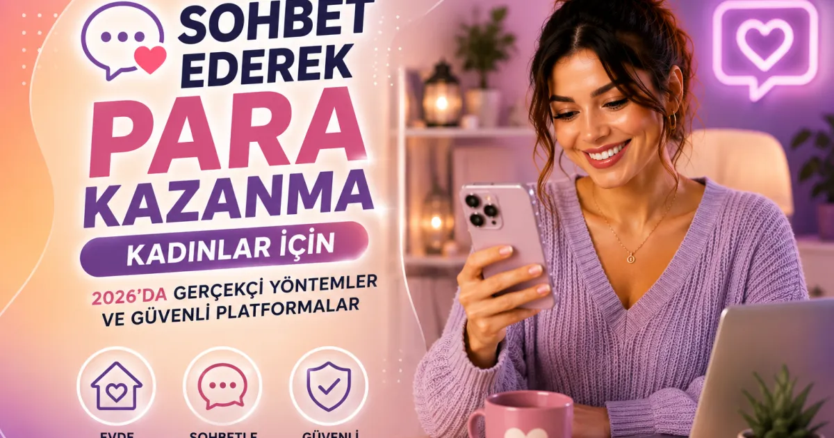 Sohbet Ederek Para Kazanma: Kadınlar İçin 2026’da Gerçekçi Yöntemler ve Güvenli Platformlar