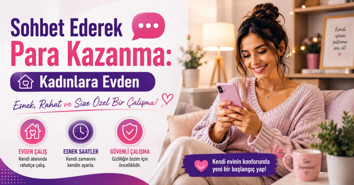 Sohbet Ederek Para Kazanma: Kadınlara Evden Yazılı ve Görüntülü Dijital Operatörlük Rehberi