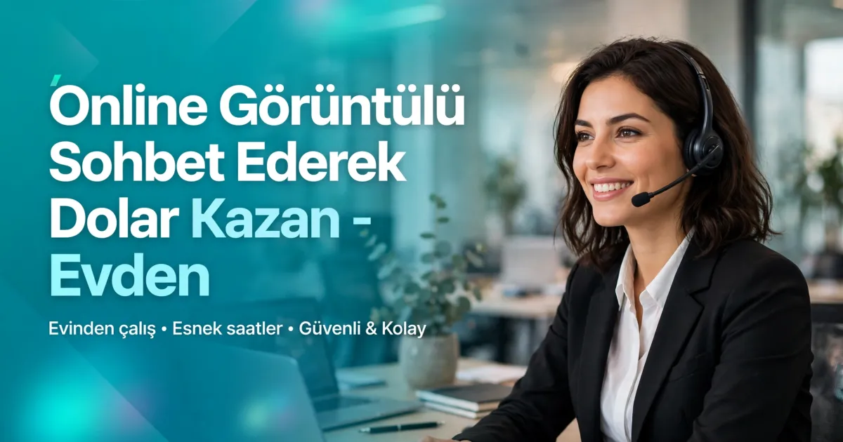 Sohbet Ederek Para Kazanmak: Ev Hanımlarına Evden Güvenli Dijital Çalışma