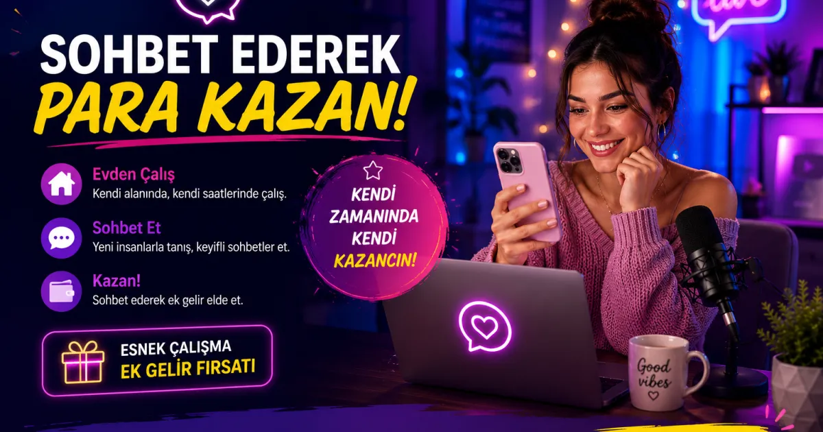 Sohbet Ederek Para Kazanmak İsteyenler Aranıyor