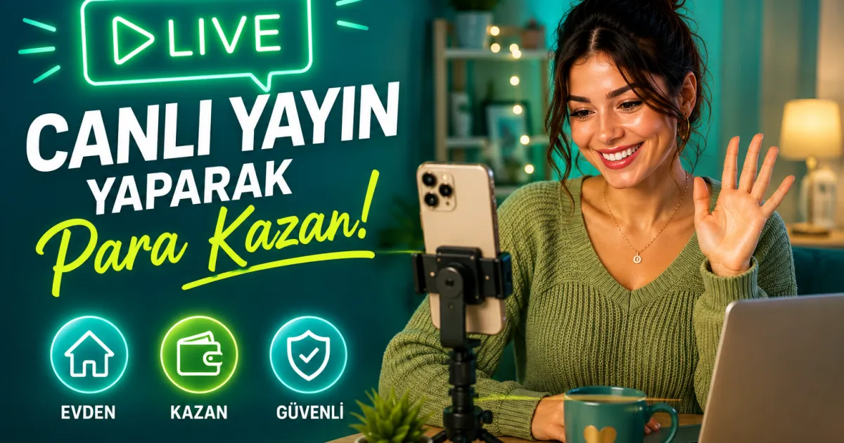 Telefondan Canlı Yayın Yaparak Para Kazanma: Kadınlara Evden Güvenli Kazanç Yolu