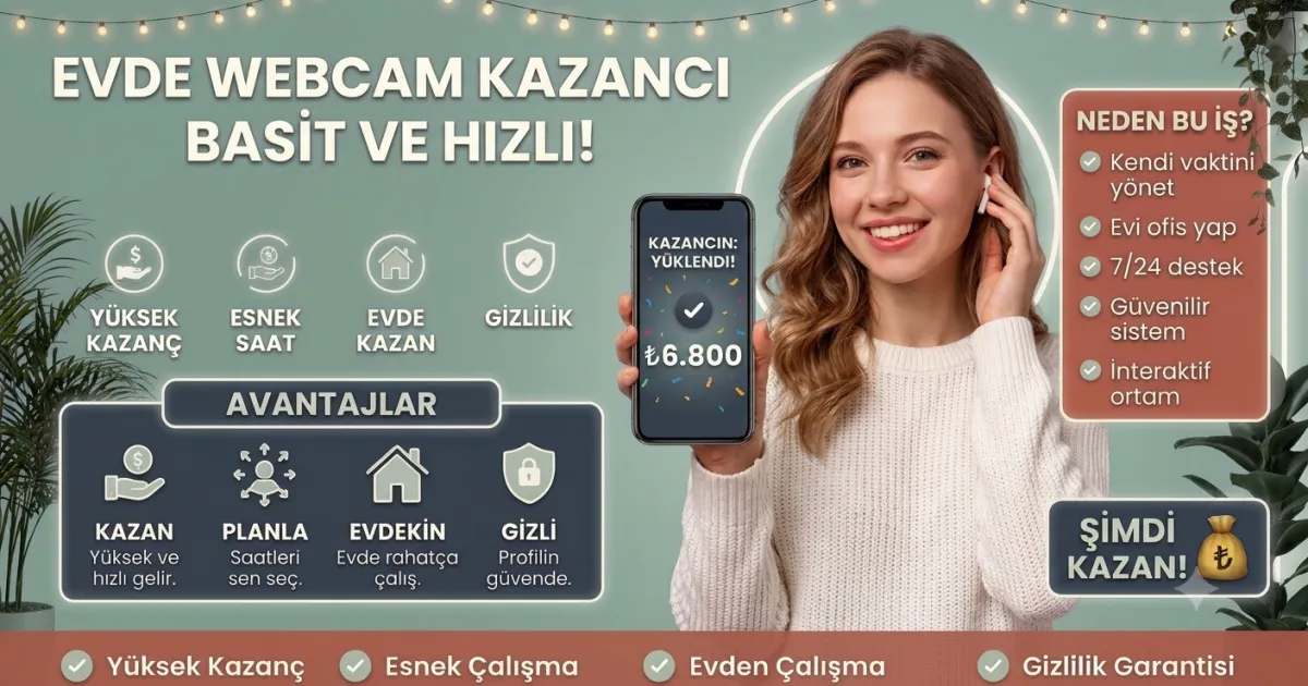 WEBCAM PARA KAZANMA