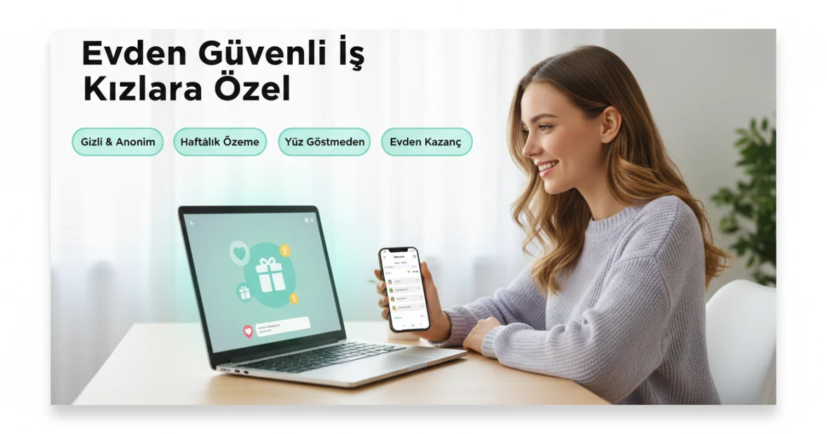Evden Güvenli İş Kızlara Özel: Anonim Sohbet Modeli ile 150.000 TL Kazanç Fırsatı
