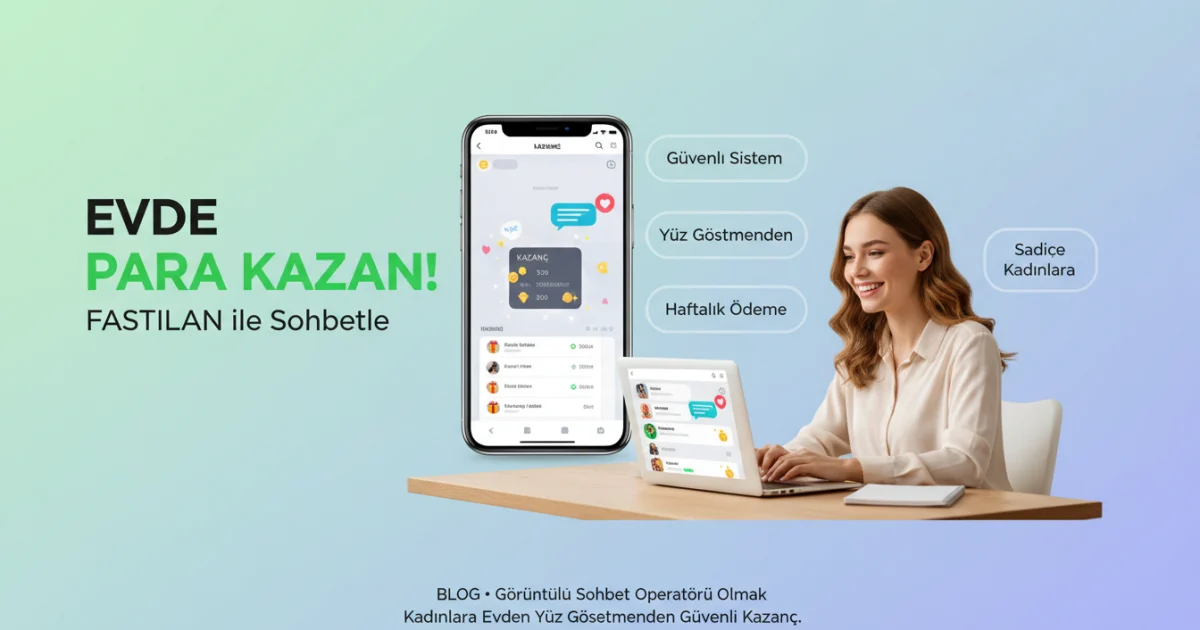 Görüntülü Sohbet Operatörü Olmak Kadınlara Evden Yüz Göstermeden Güvenli Kazanç
