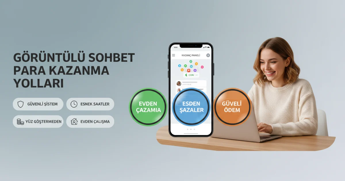 Görüntülü Sohbet Para Kazanma Yolları Kadınlara Evde Güvenli ve Esnek Çalışma Rehberi