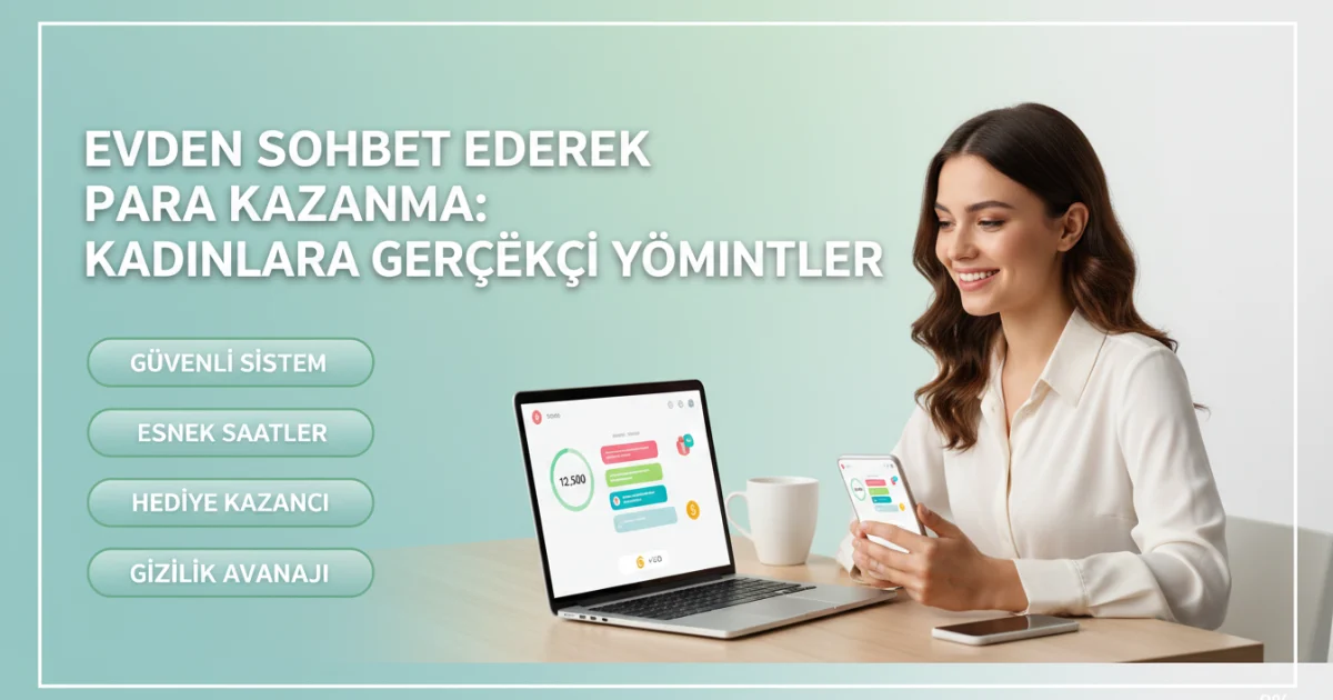 Kadınlara Evden Sohbet Ederek Para Kazanma: Gerçekçi Yöntemler ve Dikkat Edilmesi Gerekenler