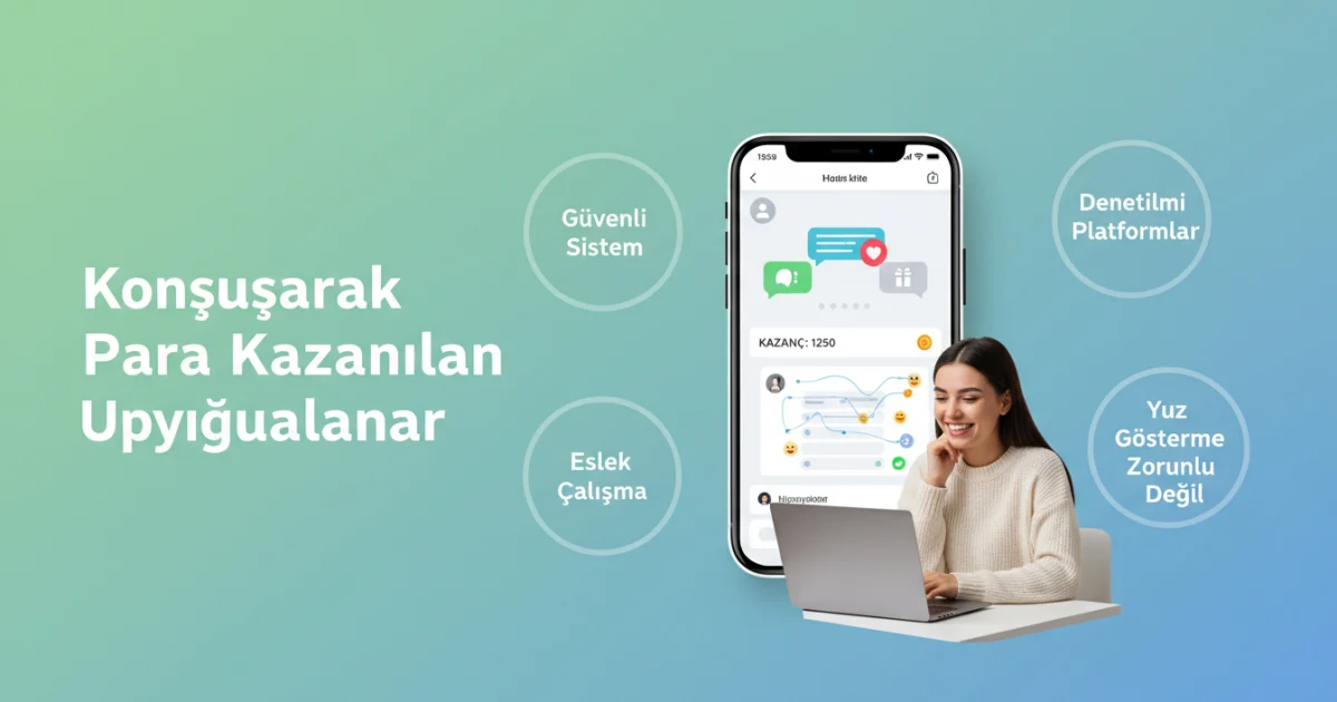 Konuşarak Para Kazanılan Uygulamalar: Kadınlar İçin Evden Güvenli ve Gerçekçi Çalışma Yöntemleri