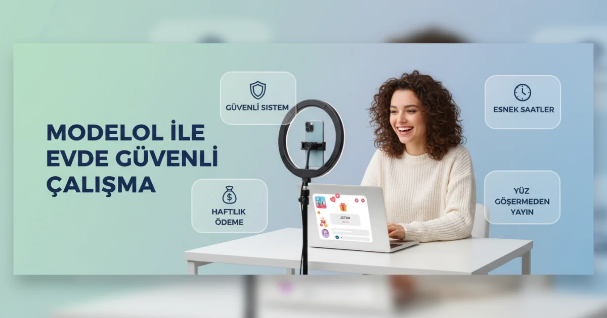 ModelOl ile Evden Yayıncılığa Başlamak: Kadınlara Güvenli ve Anonim Dijital Çalışma Deneyimi