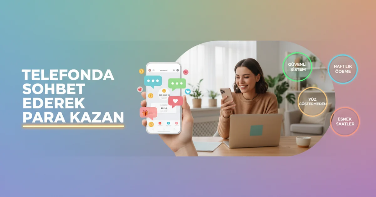 Telefonda Sohbet Ederek Para Kazanma: Kadınlara Evden Konforlu Dijital İş Fırsatı