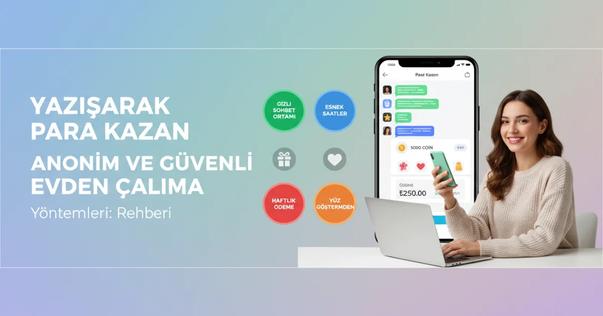 Yazışarak Para Kazanma Yöntemleri: Anonim ve Güvenli Evden Çalışma Rehberi