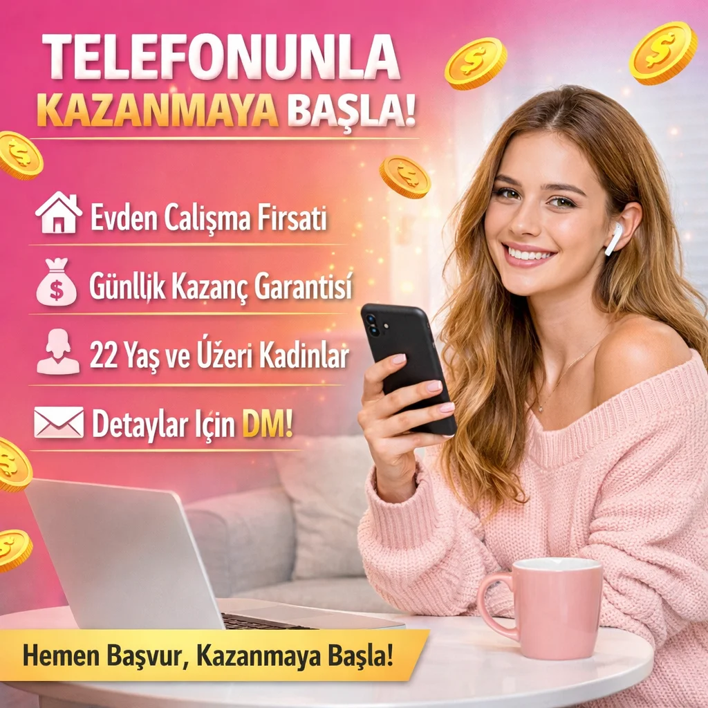 Kadınlara Özel Online Sohbet Operatörlüğü ve Yayıncılık İlanları
