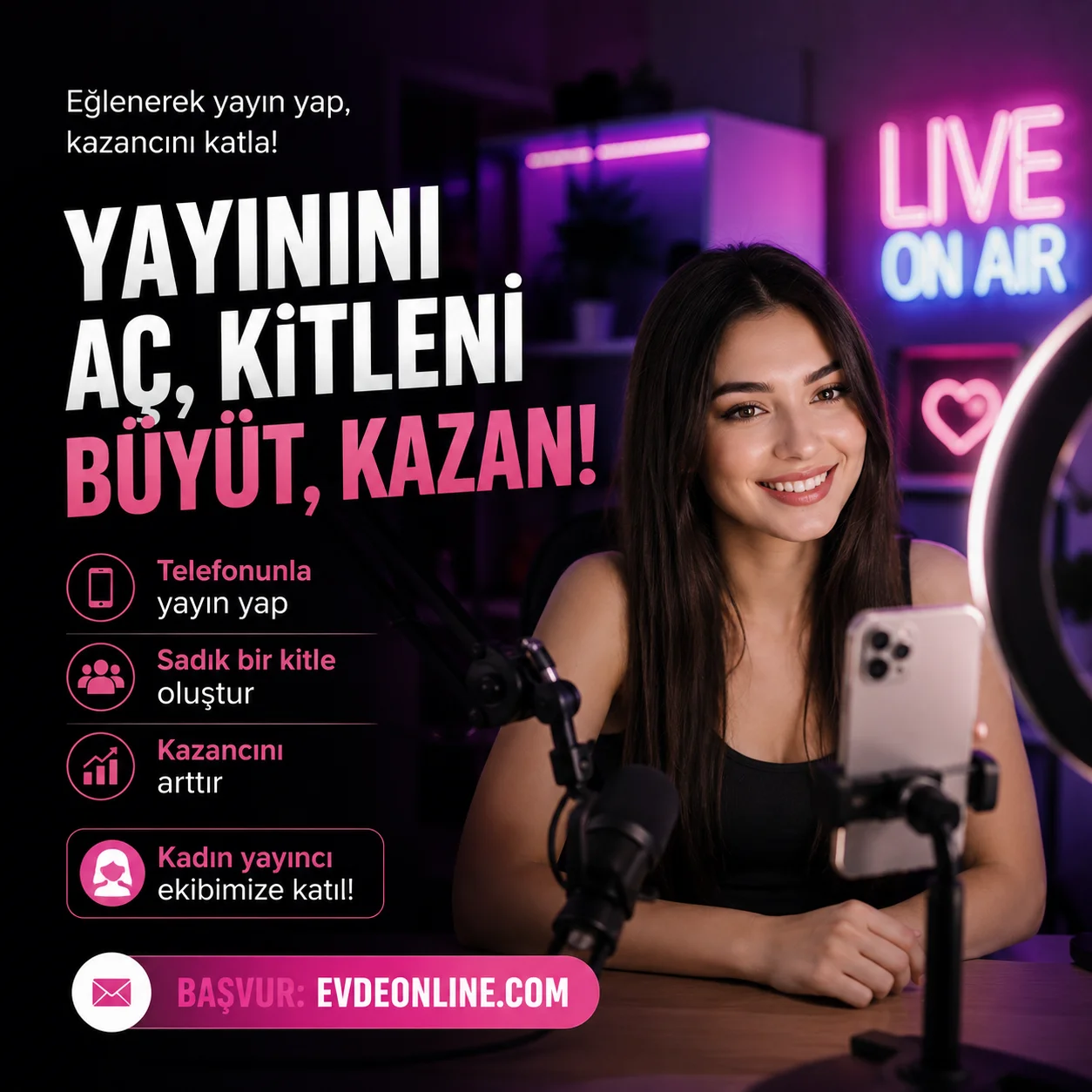 Evden Sohbet Ederek Haftalık 30.000 TL’ye Kadar Kazanç Fırsatı!