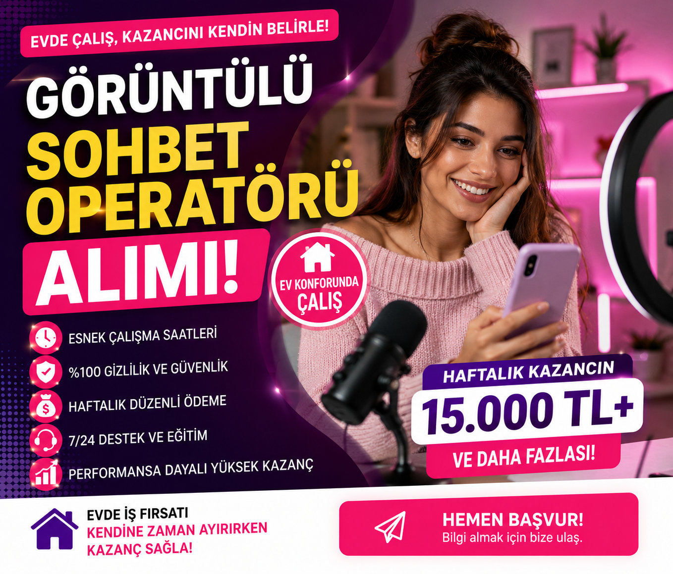 Öğrencilere ve Ev Hanımlarına Evden Ek İş