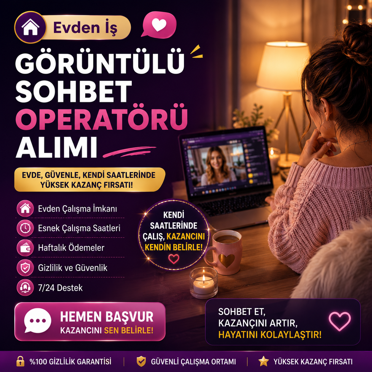 Görüntülü Sohbet Operatörü Ne Kadar Kazanır?