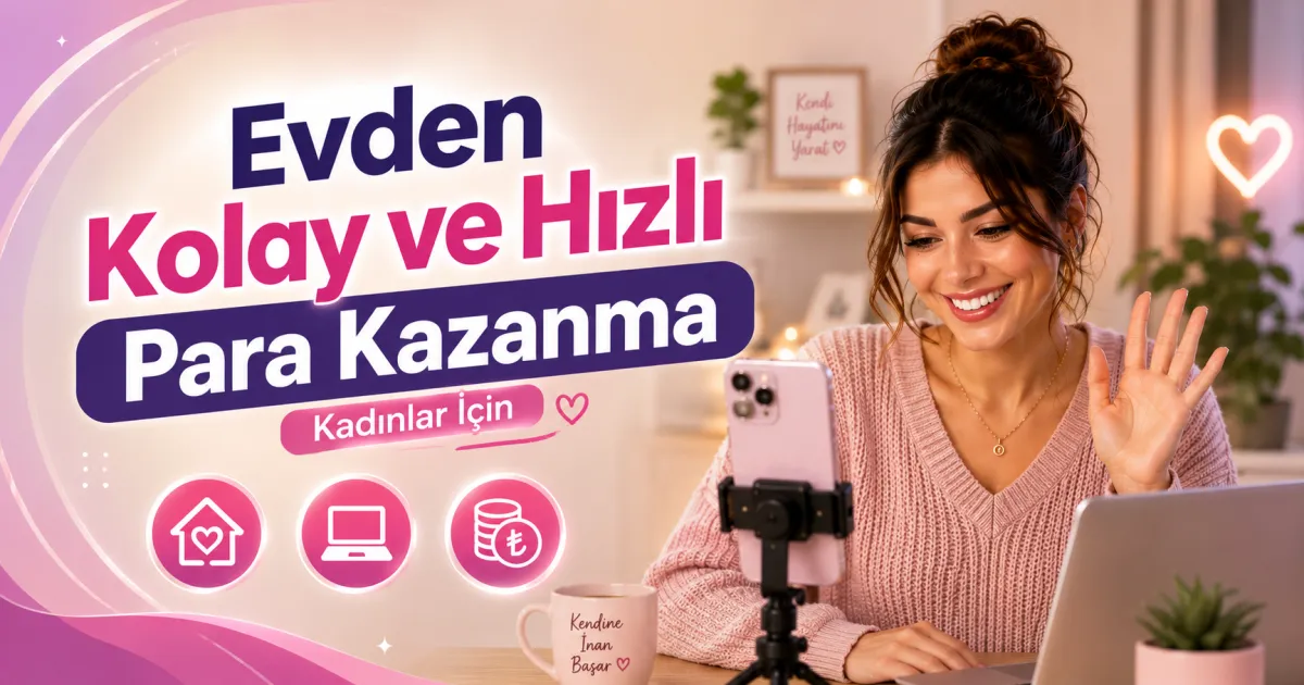 Evden Kolay ve Hızlı Para Kazanma
