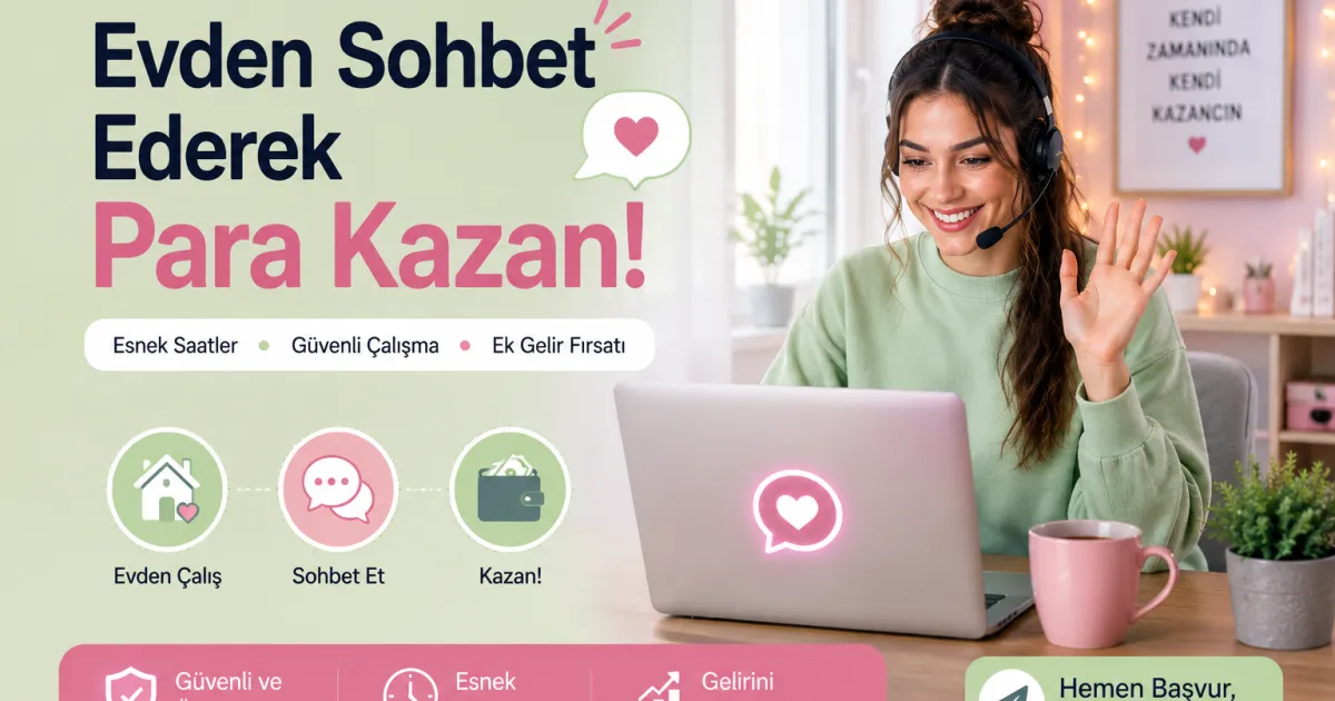 Evden Sohbet Ederek Para Kazanma: Gerçekçi ve Güvenli Başlangıç Rehberi