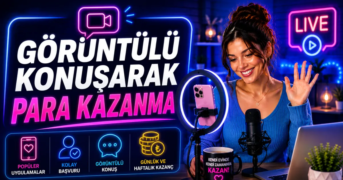 Görüntülü Konuşarak Para Kazanma: Hangi Uygulamalar, Nasıl Başlanır?