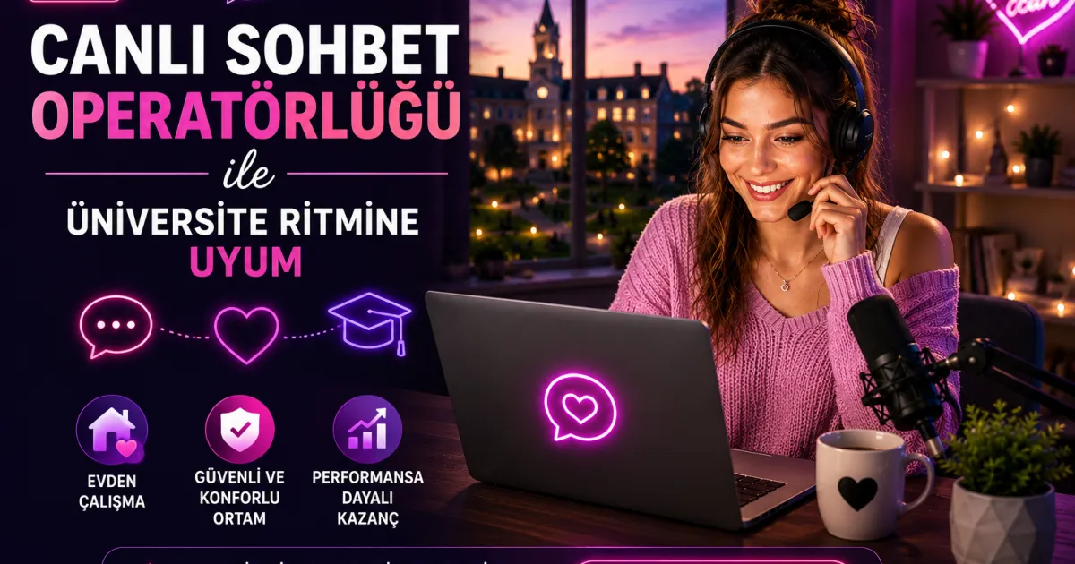 Kayseri’de Esnek Saatlerle Evden Ek Kazanç: Canlı Sohbet Operatörlüğü ile Evde Güvenli Çalışma